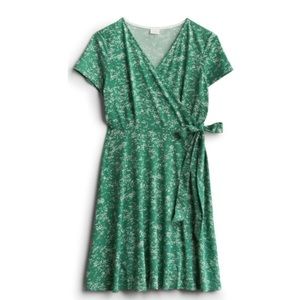 Arnett Faux Wrap Knit Dress